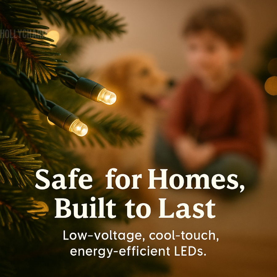 HollyCharm® 5ft Christmas Lights