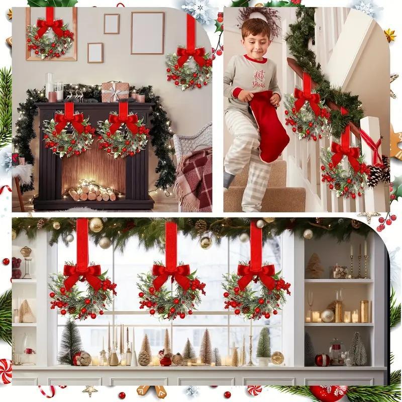 HollyCharm® 6-Pack Wreaths